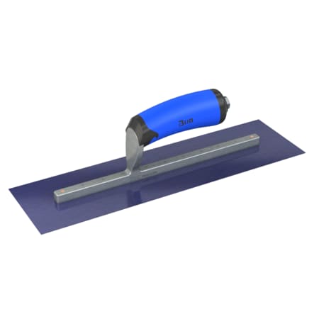 Steel City Trowels By Bon Bon 67-178 Finish Trowel, Square, Blue Steel, 14 X 4, Comfort Grip 67-178